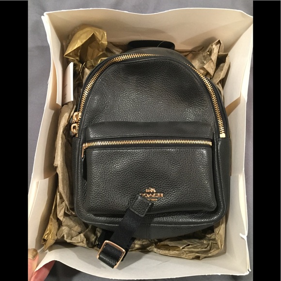 mini court backpack with rainbow coach